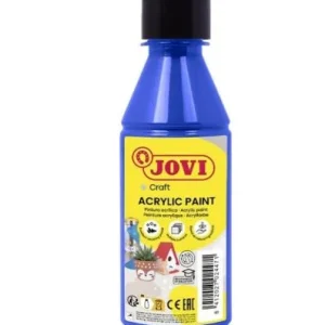 Finální Výprodej Barvy akrylové JOVI 250ml tm. modrá - 68024