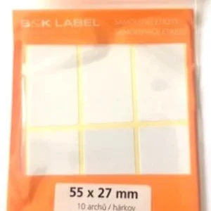 Výhodná Nabídka Etikety samolep. 55x27mm/60 etiket