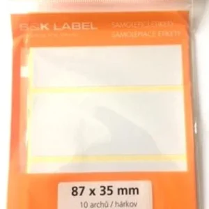 Etikety samolep. 87x35mm/30 etiket Autentický