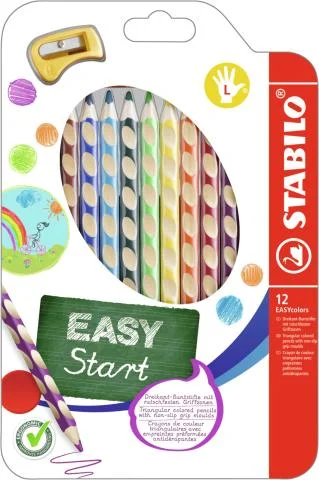 Pastelky Stabilo EASY 12 barev pro leváky 9mm Kup Teď