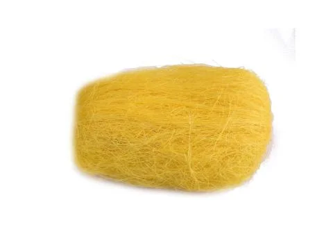 Vysoce Kvalitní Sisal kokosové vlákno 25gr žluté