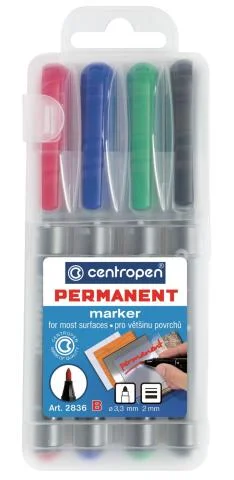 Popisovač Centropen 2836/4ks Novinka