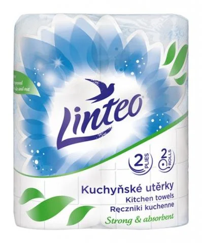 Výprodej Utěrky kuchyňské bílé 10m/2role