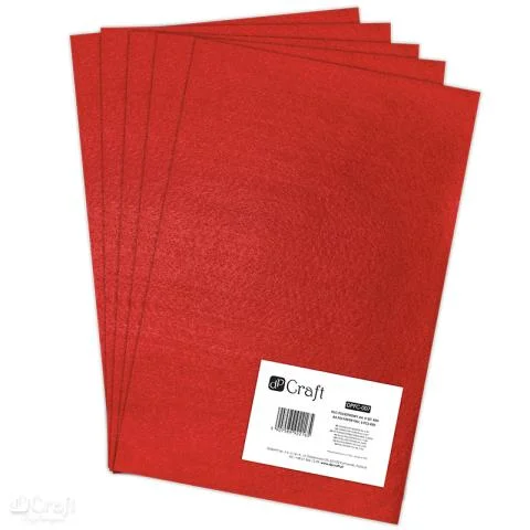 Filc A4 červený YC-607 Akce