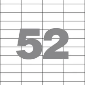 Etikety samolep. A4/ 52,5x21,2/100 listů Must-Have