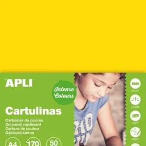 Výprodej Kreslicí karton APLIA4/170g/50lis žlutá