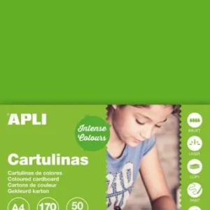Kreslicí karton APLIA4/170g/50lis trávově zelená Akční Nabídka
