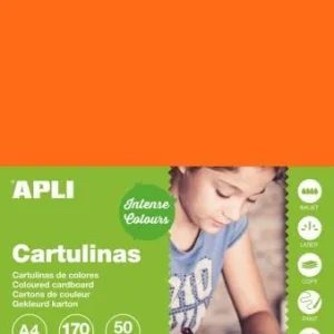 Kreslicí karton APLIA4/170g/50lis oranžová Cenově Výhodný