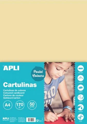 Kreslicí karton APLIA4/170g/50lis krémová Hit Sezóny