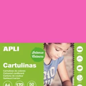 Kreslicí karton APLIA4/170g/50lis fuchsiová Novinka