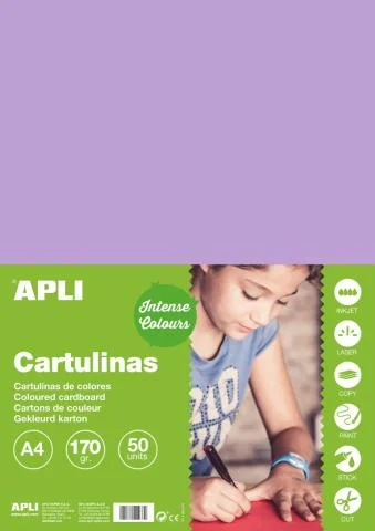 Značkový Kreslicí karton APLIA4/170g/50lis fialová