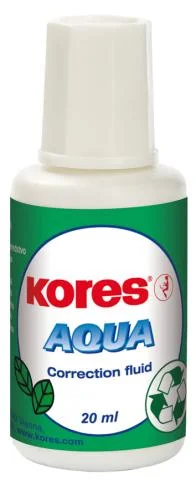 Nová Kolekce Korekční lak 20ml štěteček KORES Aqua