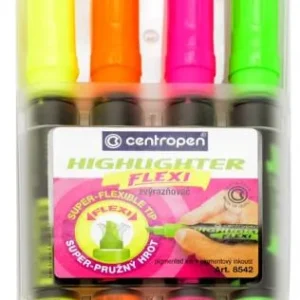 Originální Zvýrazňovač Centropen 8542/4ks