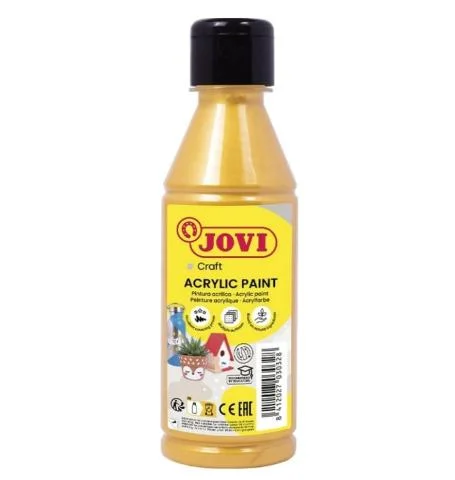 Barvy akrylové JOVI 250ml zlatá 68038 Nová Kolekce
