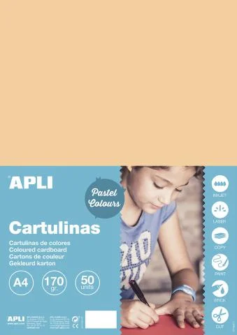Horká Nabídka Kreslicí karton APLIA4/170g/50lis lososová