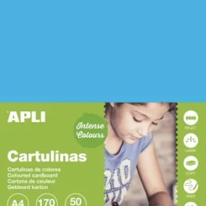 Kreslicí karton APLIA4/170g/50lis střední modrá Super Cena