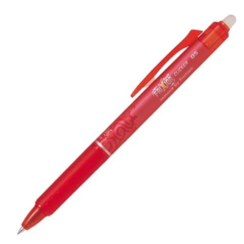 Top Prodej Kuličkové pero PILOT Frixion gumovací červené bez víčka cvakací Clicker 0,5