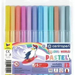 Popisovač Centropen 7550/12ks pastelové barvy Omezená Nabídka