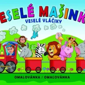 Víkendová Akce Omalovánky A5 - Veselé mašinky