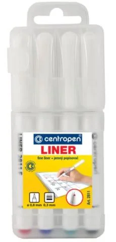 Popisovač Centropen 2811/0,3 4ks Cenový Hit
