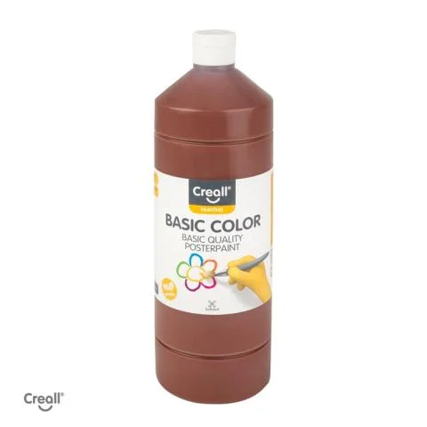 Barvy temperové CREALL 1l tmavě hnědá Ověřený