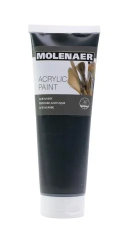 Barvy akrylové CREALL 250ml černá Super Cena
