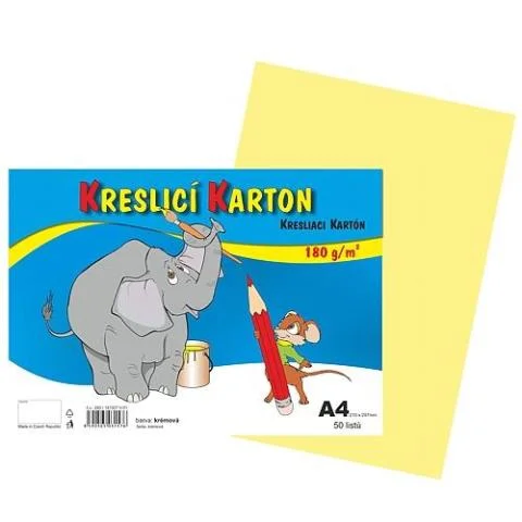 Akční Nabídka Kreslicí karton A4/180g/50lis béžová