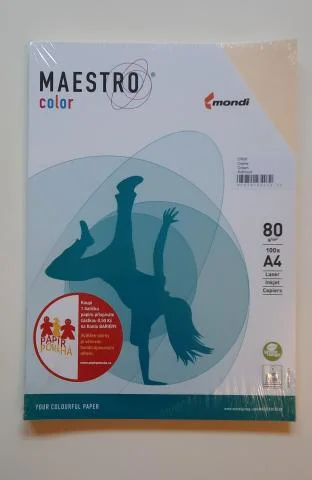 Papír barevný Color A4/80gr krémový CR20 Ihned K Objednání