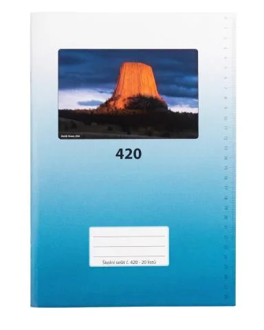 Hit Sezóny Sešit školní 420 bezdřevý čistý