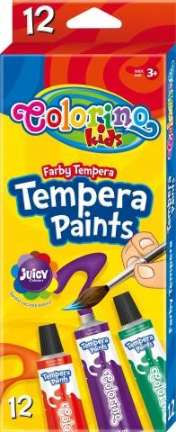 Barvy temperové Colorino 12 barev Nízká Cena