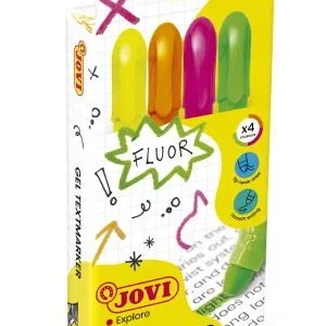 Gelové zvýrazňovače JOVI 4 ks - 1810 Omezená Nabídka