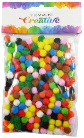 Tovární Cena Pompony-plyšové mix barev 7mm/300ks