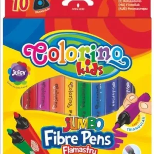 Fixy Colorino trojhranné JUMBO 10ks Přímo Od Výrobce