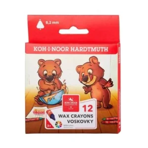 Pastelky voskové 8272 tenké trojhranné Koh-i-noor 12ks Sezónní Sleva
