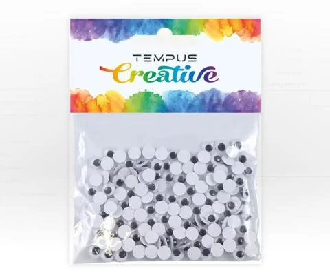 Cenová Bomba Očička kulatá samolepící 7mm/150ks