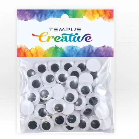 Cenový Hit Očička kulatá samolepící 15mm/60ks