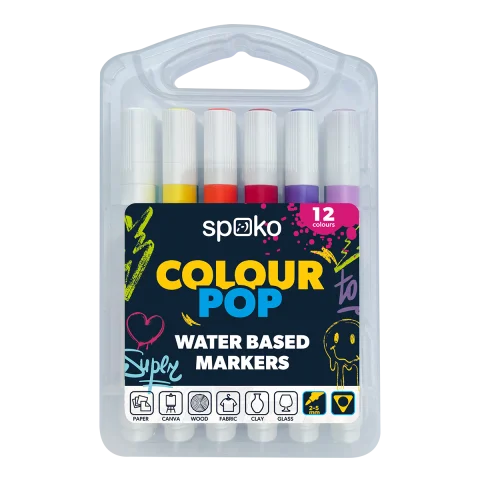 Popisovač akrylový COLOUR POP sada 12ks Akce