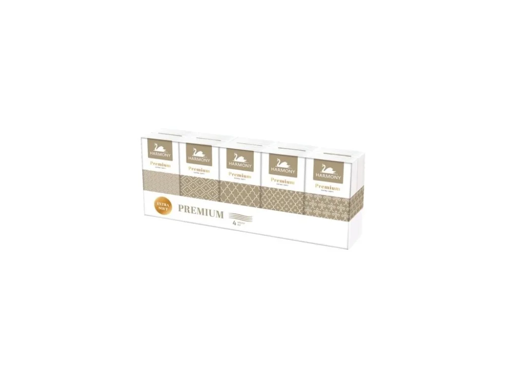 Omezená Nabídka Hygienické kapesníčky HARMONY Premium 10ks