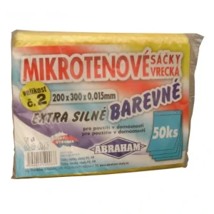 Sáček mikrotenový 200x300mm žlutý 50ks Časově Omezené