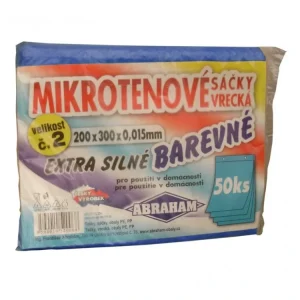 Aktuální Sáček mikrotenový 200x300mm modrý 50ks