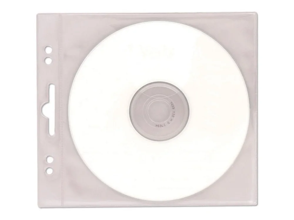 Závěsný obal na 1 CD/DVD 10ks Originální
