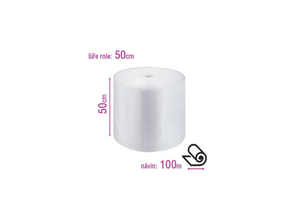 Bublinková fólie 50cm 100m Levný