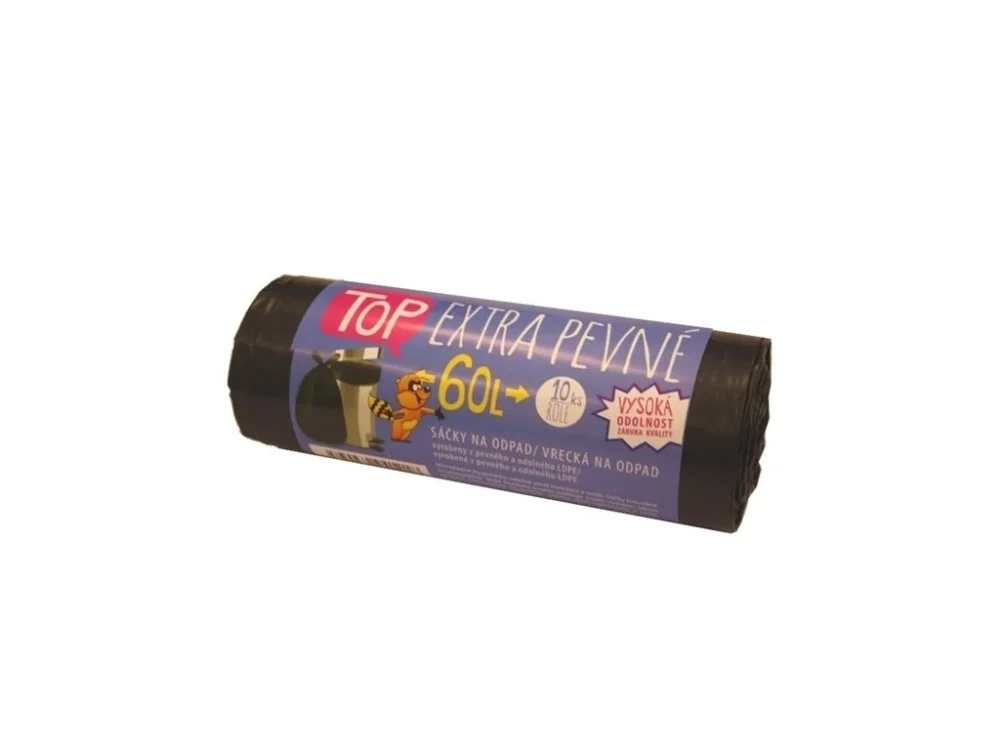 Top Prodej Sáčky do odpadkových košů Extra 60l 10ks