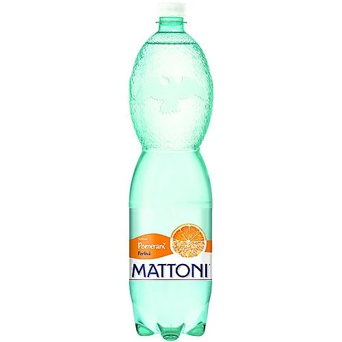 Sleva Voda Mattoni PET ochucená, perlivá pomeranč, 6 ks x 1,5 l