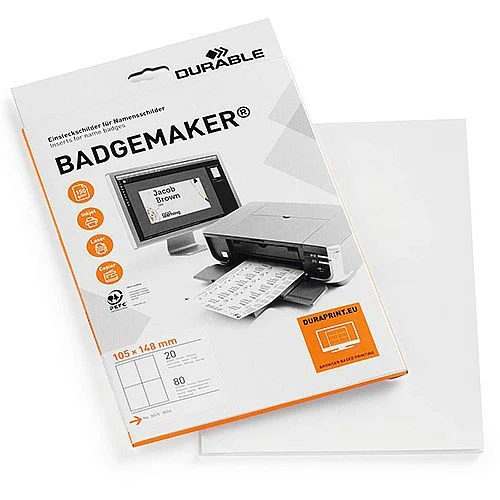 Náhradní štítky BADGEMAKER®, A6 Vysoce Kvalitní