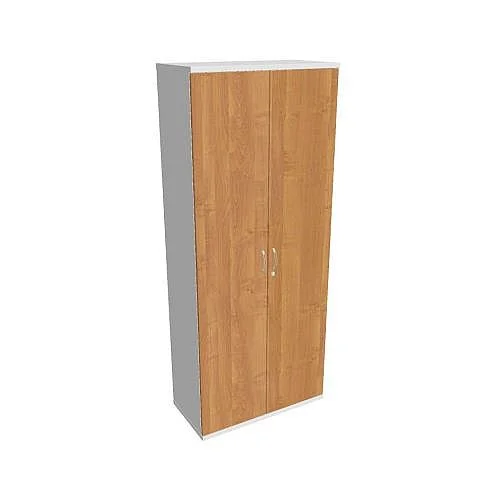 Skříň policová dvéřová zamykací 192*80 cm SZR58000, bílá/olše Koupit Online