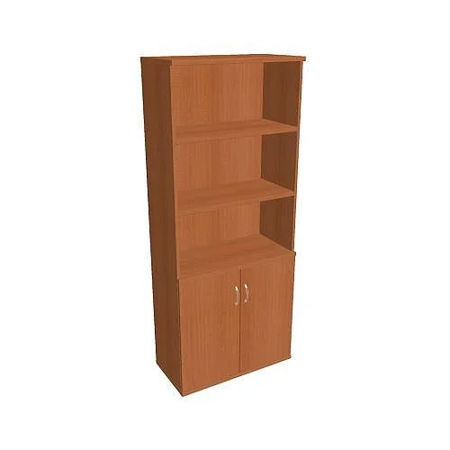 Skříň policová dvéřová 192*80 cm S58003, třešeň/třešeň Hit Sezóny
