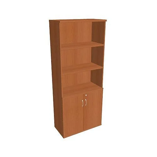 Výprodej Skříň policová dvéřová 192*80 cm SZ58003, třešeň/třešeň