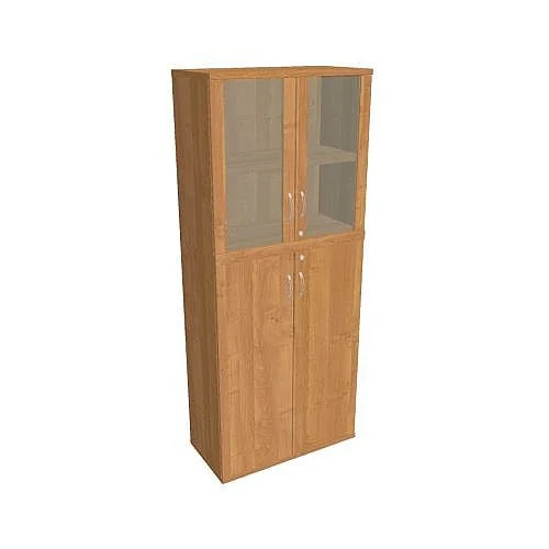 Skříň policová dvéřová 192*80 cm SZ58008, olše/olše Výhodná Nabídka