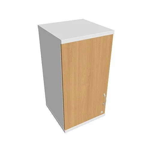 Cenově Výhodný Skříň policová dvéřová 76.8*40 cm SZ24001LH, bílá/buk